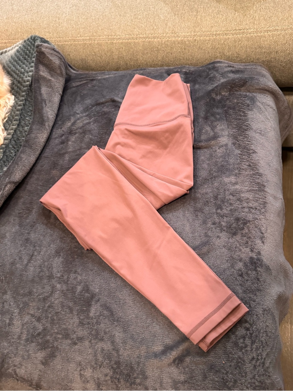 Colorfulkoala High-Rise Leggings in Dusty Rose